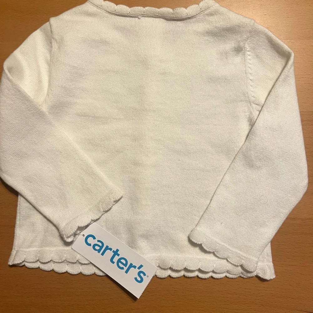 NWT Carter's Cream Button Down Cardigan
